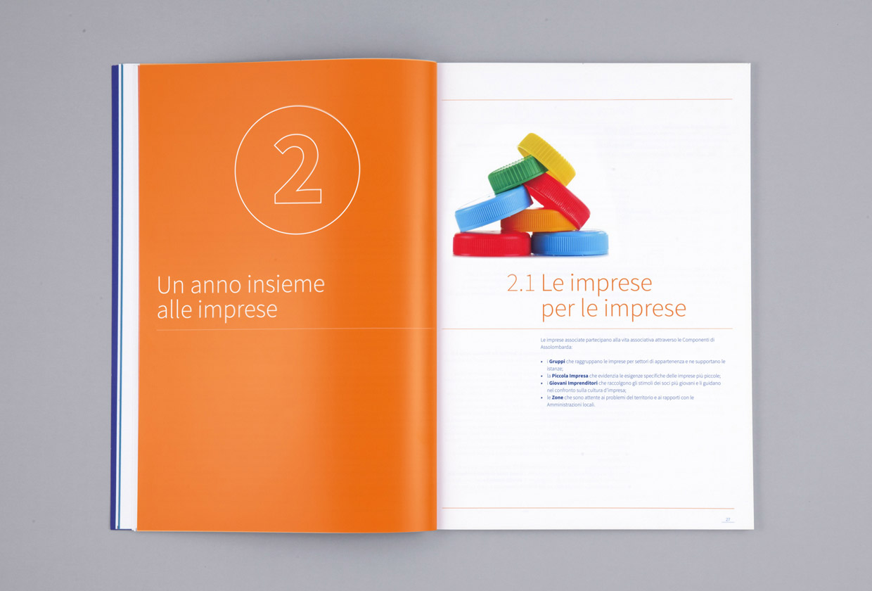 Assolombarda , Relazione 2014 - Brochure Marketing