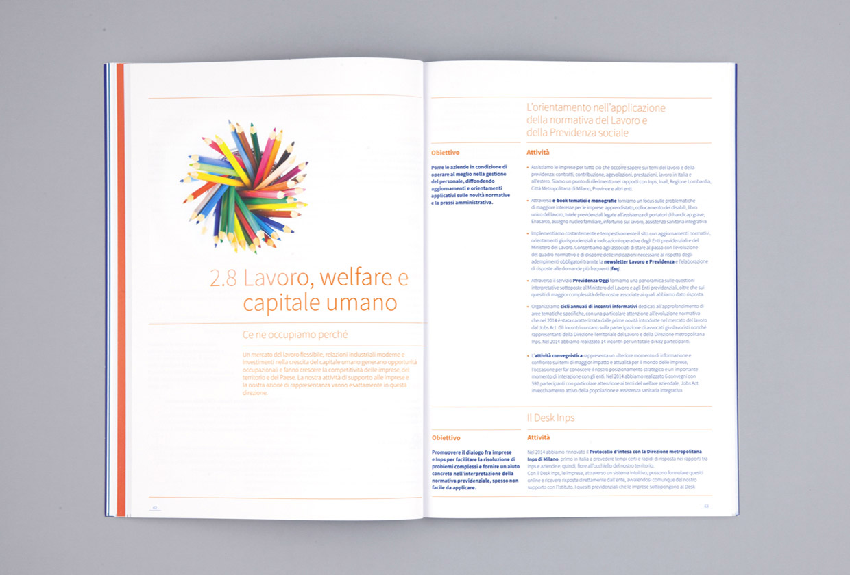 Assolombarda , Relazione 2014 - Brochure Marketing