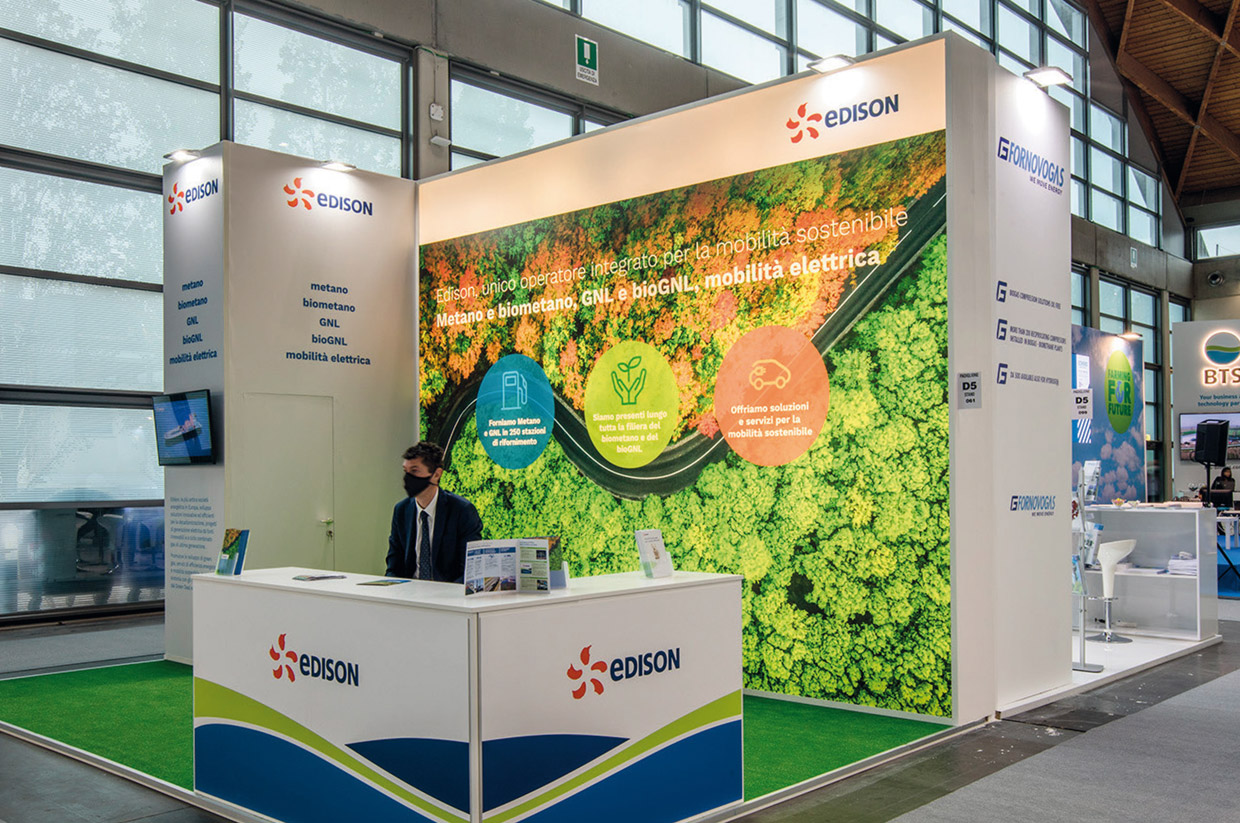 Sustainable mobility stand at Ecomondo 2021