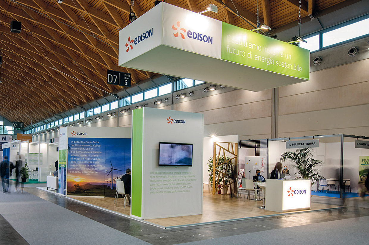 Renewable energy stand at Ecomondo 2021