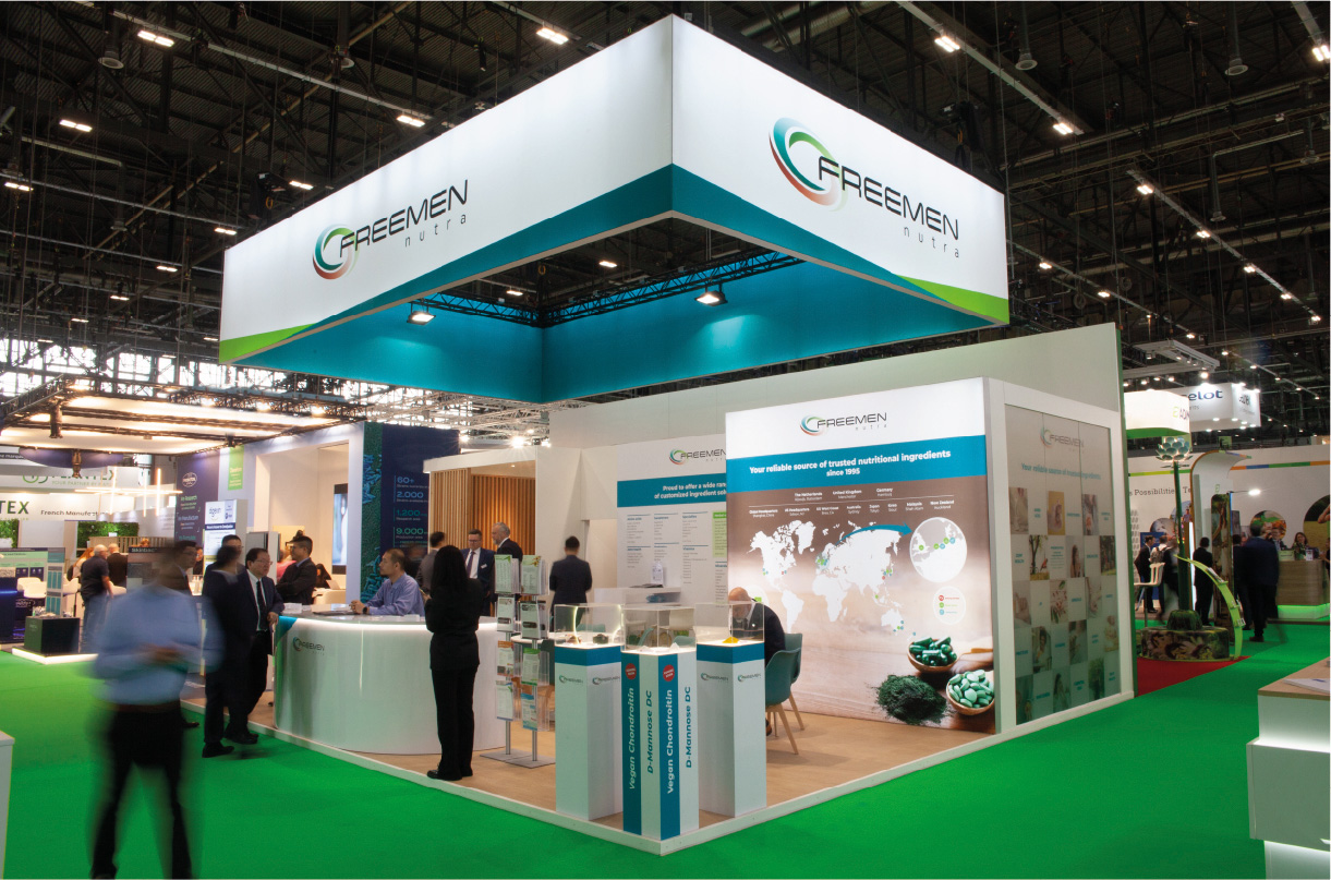 Freemen Nutra, Vitafoods, CPHI, FI Europe - 2022 – 2025 